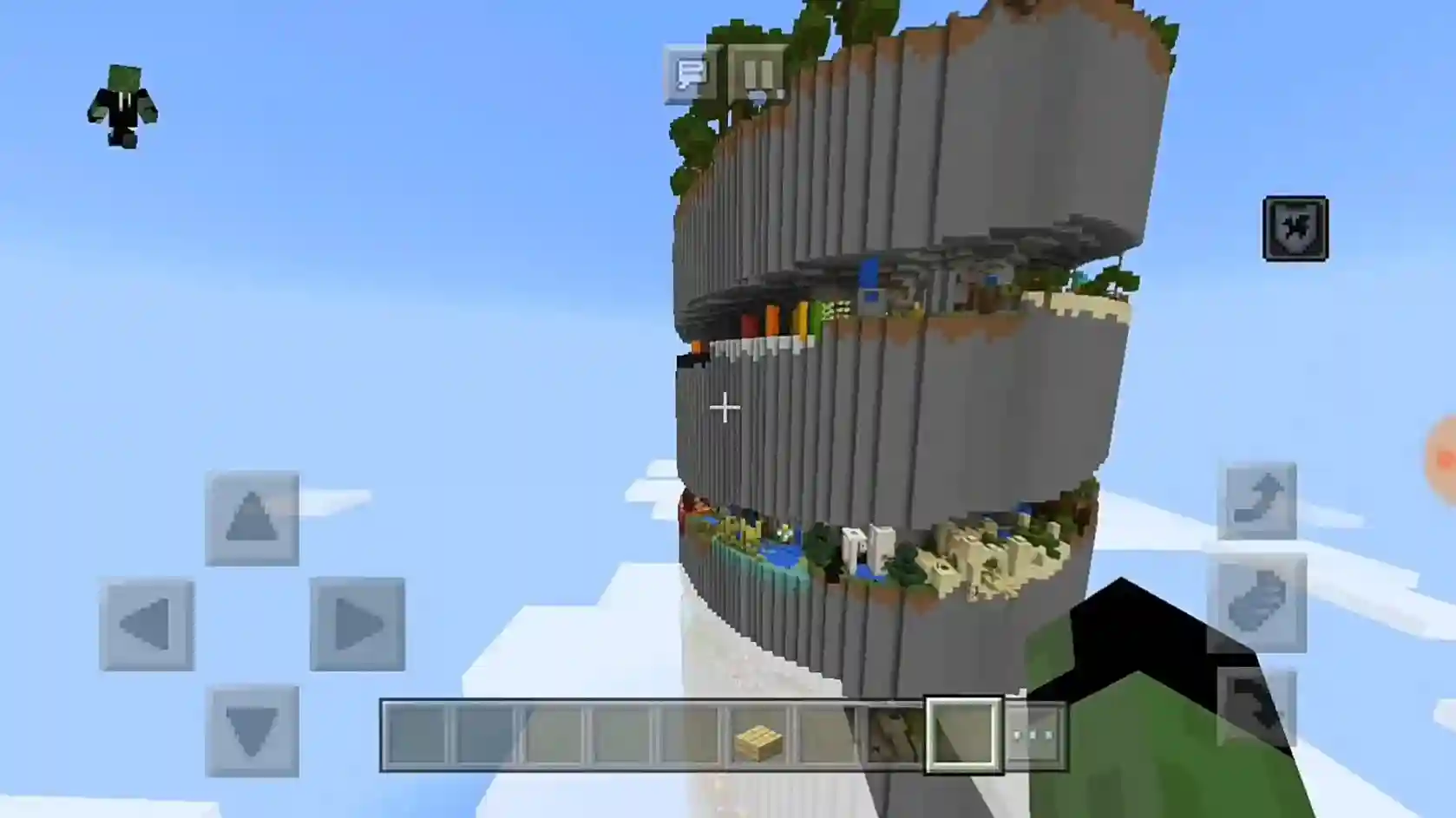 parkour spiral map mcpe screenshot