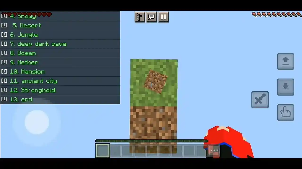 One Block Map mod for mc screenshot