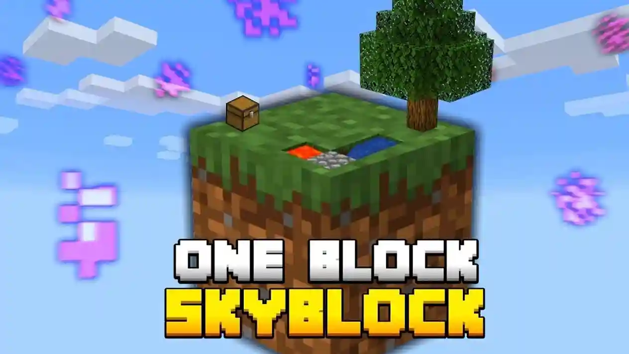 One Block Map mod for mc